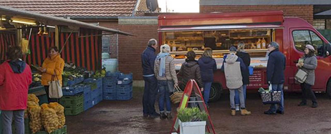 Wochenmarkt in Geilenkirchen-Würm